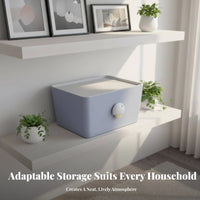 Stackable Lidded Container With Lids Lidded Tote Set Space-Saving for Homeowners