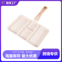 Non-Stick Frying Pan with Four Holes for Eggs and Steak