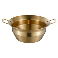 Hot Pot with Divider Stainless Steel Divided Stockpot Heavy Duty Cookware for Parties
