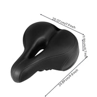 Bike Saddle with Suspension System Comfortable Cycle Saddle with Spring Suspension Cushioned Bike Seat Supportive for Cyclists