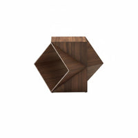 Artistic Design Polyhedron Side Table Geometric Shape Nightstand Minimalist & Design Indoor Furniture Movable for Art Lovers, Apartment Dwellers, Interior Designers, Living Room, Bedroom, study corner, Hallway