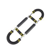 Spring-Loaded U-Shaped Arm Exerciser Foam-Padded Adjustable Resistance Exerciser Ergonomic Design Chest Workout Exercise Equipment Anti-Slip Grip