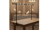 Long-Lasting Metal Construction Table Clamp Balloon Arch Sturdy & Stable Design Adjustable Table Arch Stand Easy Tool-Effortless Assembly Clamp-On Decoration Rack Multi-Purpose for Birthday Party, Baby Shower, Holiday Celebration, Outdoor Picnic