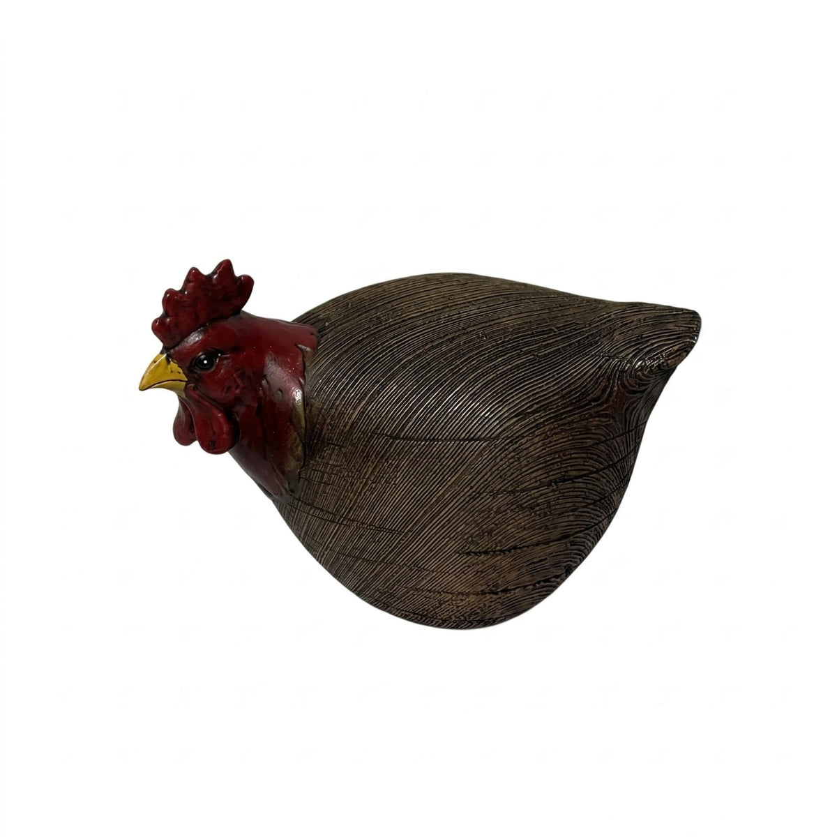 Resin Chicken Figurine Planter Carved Chicken Figurine -Shaped Planter Decorative Garden Decor