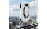 Smart Window Cleaning Robot Power-off Protection Robotic Window Cleaner Microfiber Compact for Homeowners