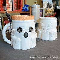 Ghost Ice Cream Mug Halloween 3D Printed Craft