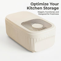 Large Rice Storage Container, Airtight Food Storage Bin, Kitchen Storage, Grain Storage Container, Cereal Storage Bin for Kitchen, Rice Bucket