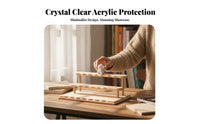 Surprise Box Storage Box High Clearness Acrylic Display Case Tiered Collectible Organizer Debris Proof Stackable Figurine Shelf