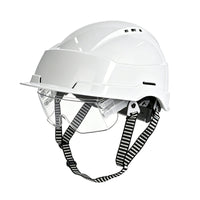 Safety Helmet with Face Visor Detachable Safety Helmet with Chin Strap Hard Hat with Chin Strap Adjustable for Builders