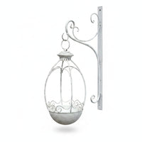 Decorative Scroll Wrought Iron Planter Bracket Arched Frame Plant Hanger