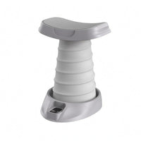 Molded Plastic Push-up Assist Assistant Ribbed Column Freestanding Push-up Stand Matte Finish Exercise Handles Curved Top for Floor Use