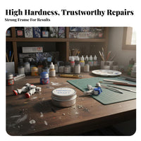 50 G Sandable and Paintable Light Curing Putty Moldable Curing Putty Easy to Shape Model Filler High Hardness for Modelers, Hobbyists, Crafters