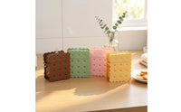 Cookie Shaped Cup Detachable Cup with Shoulder Strap Clear for Outings, Picnics