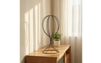 Tabletop Wire Hat Stand Decorative Hat Stand with Circular Base Freestanding Sleek for Countertop, Dresser