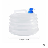 Foldable Water Container Ribbed Outdoor Gear Top Fill Spout