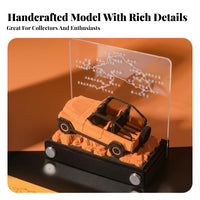 Unique Gift 3D Art Memo Pad Multi-Functional Tear-Away Paper Model Notepad Dust-Proof for Students, Professionals, Workspace, Home