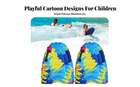 Beginner Friendly Inflatable Kids Surfboard Lightweight Swimming Kickboard Long-Lasting Construction for Beginners, Swimmers