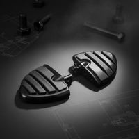 2 Pieces Wear-Resistant Custom Motorcycle Foot Pedal Aluminum Alloy Anti-Slip Foot Pedal CNC Cut Footrest Easy Installation