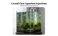 Surface Skimmer Pipe Easy to Clean Aquarium Inflow Outflow Pipe Set High Current Design Fish Tank Water Surface Skimmer Kit for Crustacean Keepers