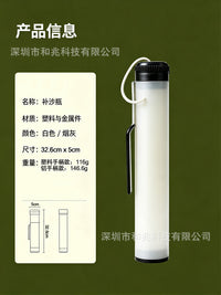 Golf Sand Bottle Portable with Clip for Outdoor Practice and Course Use Car Sand Bottle with Clip for Divot Repair