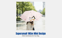 Capsule Sun Umbrella, Cartoon Penguin Theme, Mini, Portable, Sun and Rain Protection