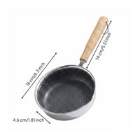 Honeycomb Frying Pan Flat Base Stainless Steel Frying Pan Food-Grade