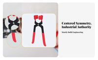 Padded Grippers Nut Cap Removal Pliers Red and Black Wheel Hub Cover Pliers 24 Cm Wheel Hub Cap Removal Tool Portable