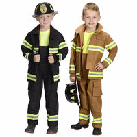 Children's Firefighter Costume for Stage Performance and Role Play