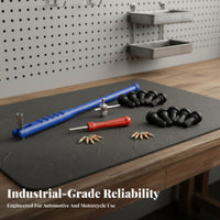 23 Pieces Valve Stem Installer Puller Set Easy to Use Tire Valve Stem Tool Kit Construction for Mechanics, DIY Enthusiasts, Roadside Emergency