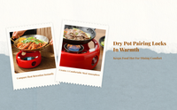 Thickened aluminum hot pot for winter cooking