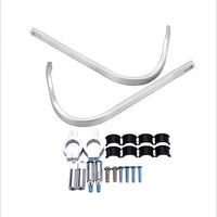 Motorcycle Hand Guards Aluminum Alloy Hand Protectors with Mounting Clamps Universal Handlebar Guard Clamp Kit for Unpaved Terrain