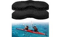 Honeycomb Kayak Seat Cushion with Zipper Cover Breathable Kayak Seat Cushion with Non-Slip Bottom Pressure Relief Ergonomic for Kayakers