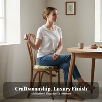 French design Woven Backrest Chair Nordic Inspired Dining Seating Retro Design Home Furnishing long-lasting Construction for Homeowners, Interior Designers, Restaurant Owners, Kitchen, Living Room, Bedroom, study alcove