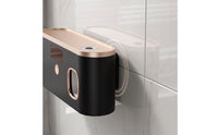 Toothbrush Holder with Sanitizer Space-Saving Toothbrush Holder with Sterilizer Compact Easy to Install for Family