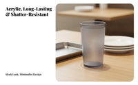 Shatter-Proof Large Capacity Beer Cup Dishwasher-Safe Shatterproof Drinking Cup High Temperature Resistant for Caterers, Kids, Cafe, Kitchen