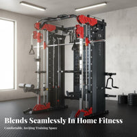 Comprehensive Home Gym Multi-Functional Comprehensive Linear Machine Full-Body Workouts Multifunctional Linear Machine for Fitness Enthusiasts