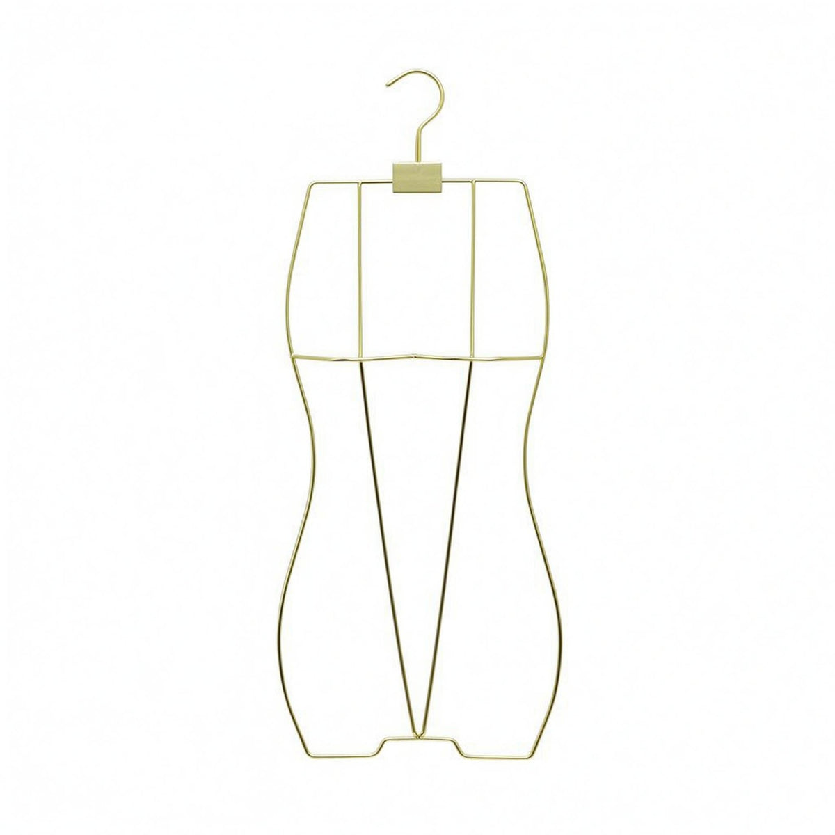 Metal Swimsuit Hanger Vertical Support Body-Shaped Wire Hanger Commercial Use Clothing Display