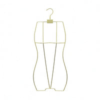 Metal Swimsuit Hanger Vertical Support Body-Shaped Wire Hanger Commercial Use Clothing Display
