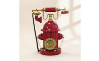 Hydrant-Style Telephone Model Realistic Decorative Telephone Model Classic