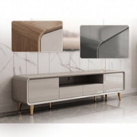 TV Cabinet with Drawers Solid Wood TV Stand with Drawers Fully Assembled for Living Room