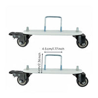 2 Sets radiators Caster Wheels Strong Load Capacity Oil Heater Wheel Base Full-Rotation Swivel Casters Heater Support Bracket Wheels