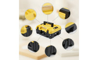Hard-Shell Toolbox Sturdy Toolbox with Handle Wear-Resistant for Car Trunk
