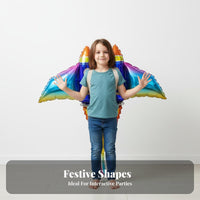 Photo Prop Wearable Appendage Balloon Lightweight Inflatable Backpack Wings for Toddlers, Adults, Birthday Parties, Dress Up Play, Festivals