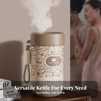 Portable Electric Kettle Water Boiler Fast Boiling Travel for Journeyers, Business Professionals, Hotel, Dorm Room, Home
