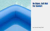 Heavy-Duty Inflatable Pool, Kids Water Play Center, Reinforced PVC, Outdoor Fun, Fishing, Water Play Area