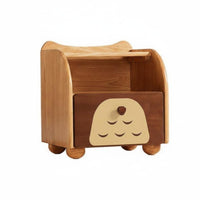 Child-Safe Rounded Corners Multi-Tier Storage Stand Safety Design Owl-Themed End Table Sturdy Frame kids' Furniture Easy Assembly for Children, Toddlers, Parents, Bedroom, Nursery, Small Areas