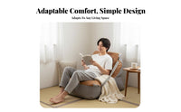 Stylish Unstructured Lounge Chair Soft Seating Lazy Sofa Relaxing fromsign Indoor Furniture Lightweight & Portable for Reafromrs, Stufromnts, Bedroom, Living Room, perusing alcove, Home Office