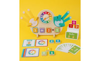 Addition and Subtraction Frog Clock Board Pastel Hands-on Math Board Rounded Edges Hands-on Math Set Colorful for Children, Kids, Home Learning