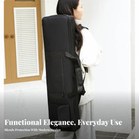 Electronic Piano Carrying Case Waterproof Digital Piano Carrying Case Padded Keyboard Gig Bag Thickened Padding for Gigs