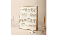 Earring Display Stand Freestanding Earring Organizer Board Countertop Fold-out for Jewelers, Craft Fairs, Dresser